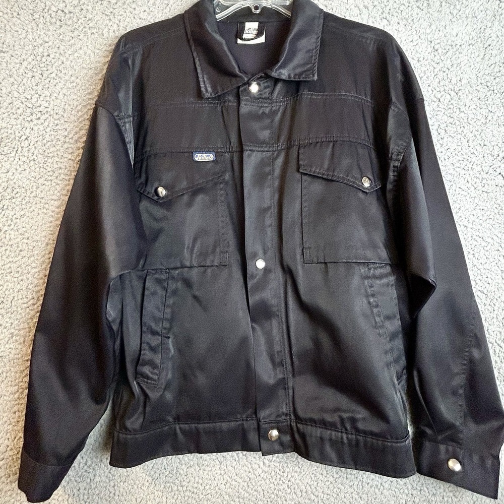 Vintage Skillers Jacket Size Medium Snap Full Zip USA Made Garage Skater Style